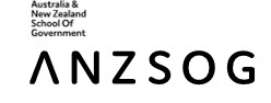 Australia & New Zealand School of Government logo